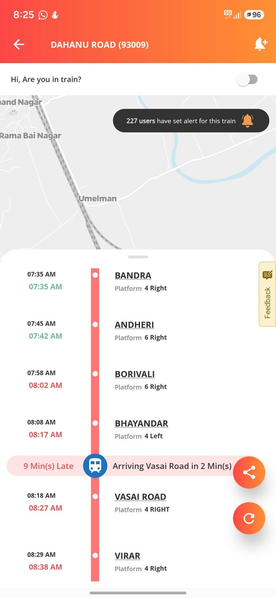 kishor67's tweet photo. @RailwaySeva @drmbct @Gmwrly @WesternRly @AshwiniVaishnaw Today again, TN-93009 Churchgate–Dahanu Local is running 15 minutes late.  delay every day. Why? ? There is only one Dahanu local every 30 minutes, and even that is not running on time. @AshwiniVaishnaw https://t.co/RVjhTb986s