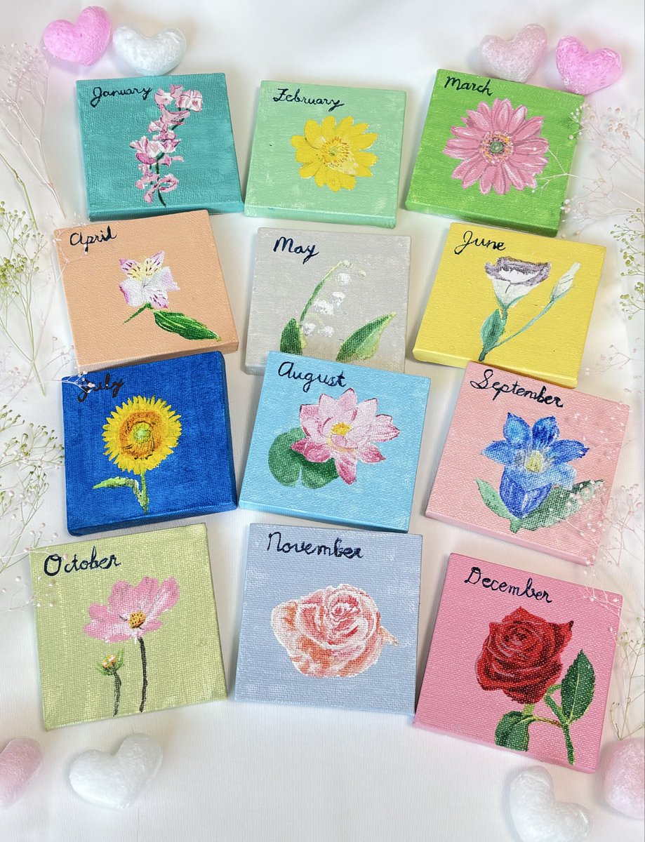 uchimemory's tweet photo. 「花のお守り」

花には、それぞれに花言葉があります。

嬉しいときも、
迷っているときも、
誰かを想うときも。

その花が、そっと背中を押してくれるように。

自分自身へのお守りに。
大切な人への贈り物に。

あなたなら、
どの花をお守りにしますか？

作品はコチラ↓
https://t.co/DoYtkr8bhX https://t.co/JPvgG4bhvA