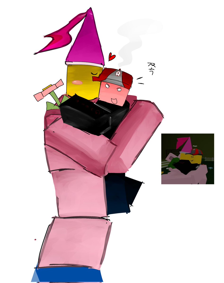 ekahdbzj's tweet photo. I drew it because it was cute 
#ConstructionRoblox
#robloxconstruction https://t.co/2fjYUV3Iny