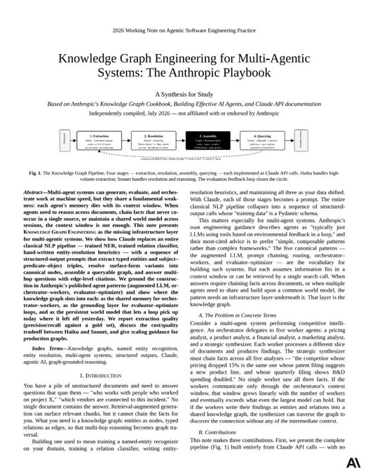 cyrilXBT's tweet photo. this is f*cking gold

Andrej Karpathy joined Anthropic five weeks ago.

Two Anthropic seniors just made Karpathy's loop 1000x better with "Graph Engineering"

the agentic systems got 1000x better the moment you wired agents into a graph

I dropped it into my setup. The very first response was different.

Not slightly different. Completely different.

Claude stopped giving generic answers and started working exactly the way I think.

Bookmark it before it gets lost in your feed.

Read it now, then check the article below.