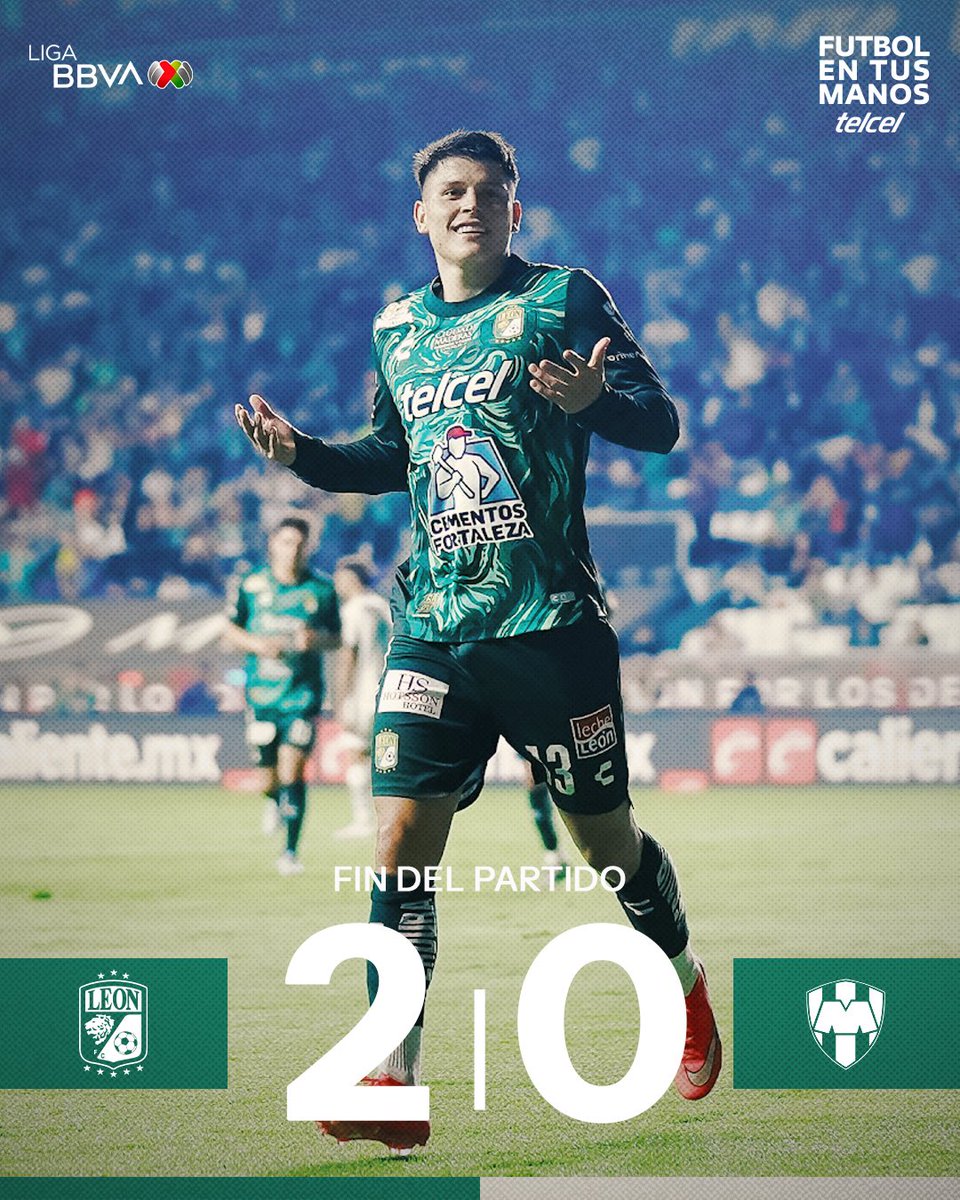 clubleonfc's tweet photo. #J5 | #AP26

@Telcel presenta el Marcador Final. https://t.co/WlGpQKivxQ