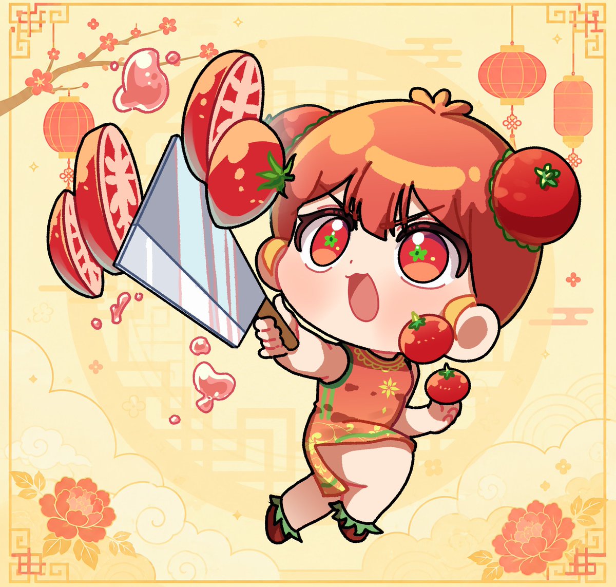 da_haebit's tweet photo. #OC

今日の料理はトマトだ！！🍅🔪 https://t.co/Lb1MEO63V8