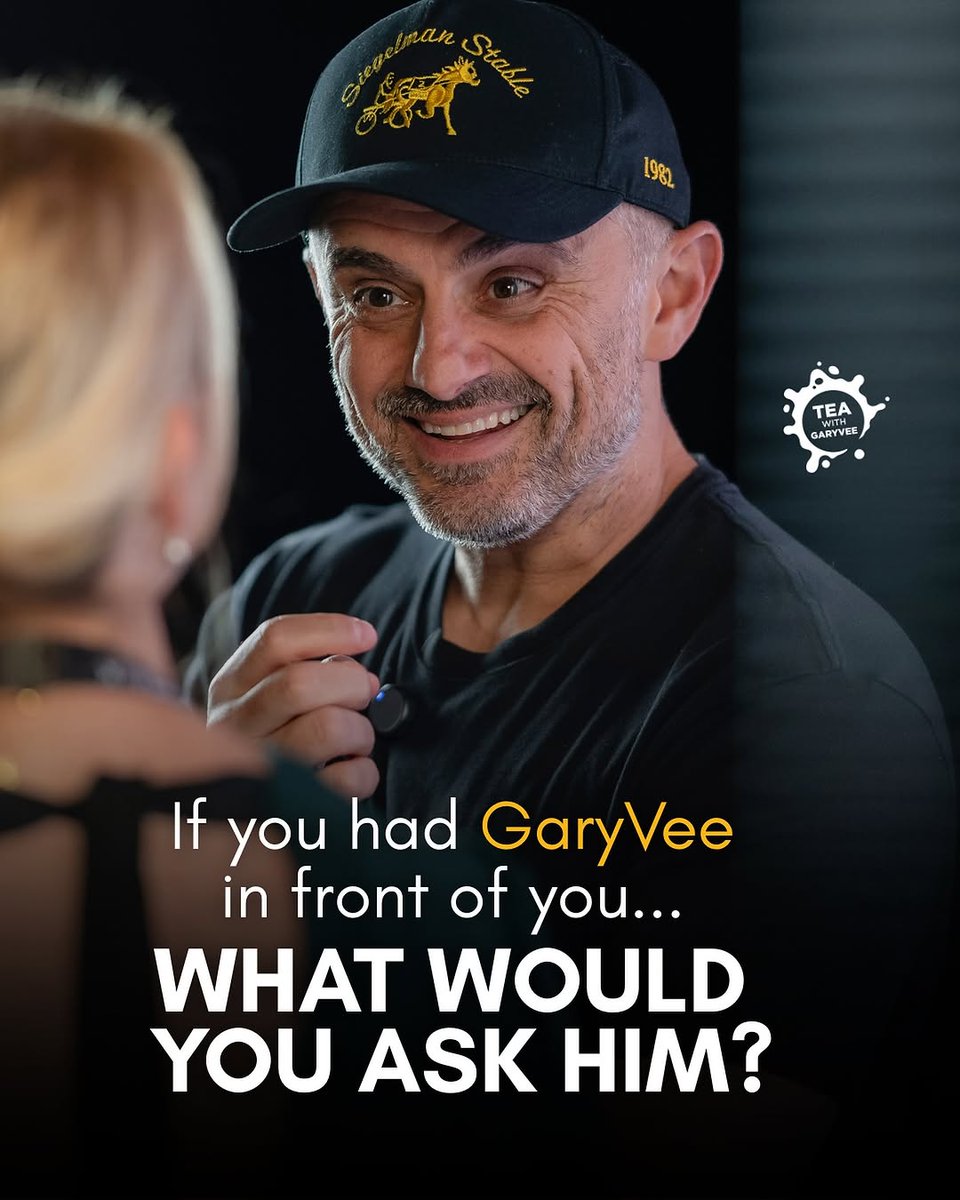 KrishnaStanq8d's tweet photo. Drop your question here in the comments or go to our bio and click the link 💜

We’ll pick some to ask him during the next Tea with GaryVee show this Monday Dec 1st at 9AM EST 🍵 https://t.co/BAoUh9nGsz