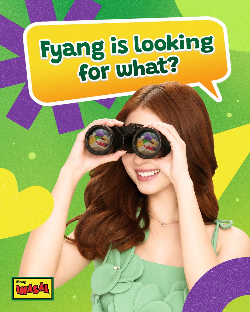 MangInasalPH's tweet photo. She’s craving something EXTRA! Ano kaya yon? 🍨🤍

#ILoveMangInasal 💚💛 https://t.co/7uMNADzBnt