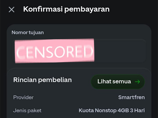 Qirantika's tweet photo. Mau AXIS, Telkomsel, XL, IM3, bebas. Di GoPay lagi ada promo Harga. Kuota serba Rp8.100 #KUOTASERBA8RIBU https://t.co/zz2Jzwppsv