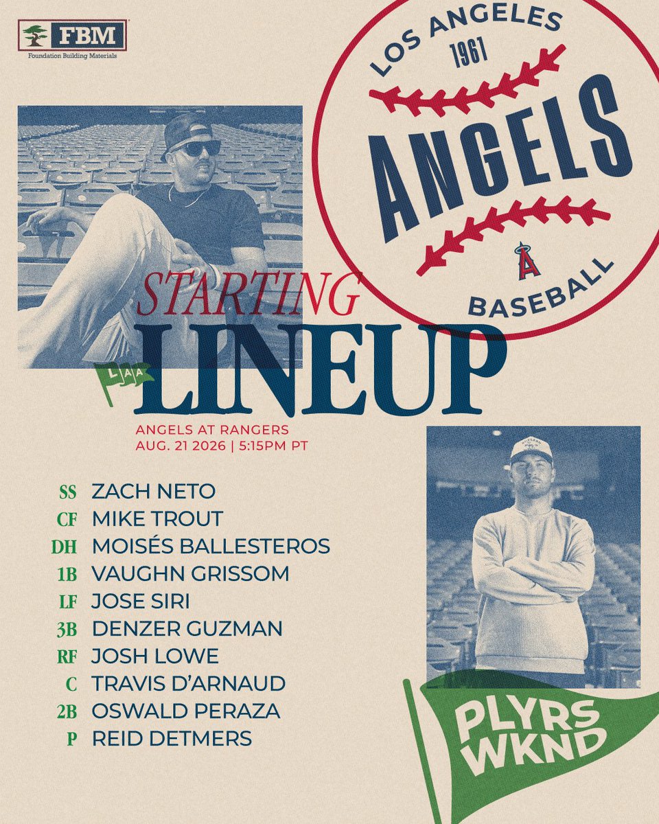 Angels's tweet photo. 📍 Arlington, TX 

📺: @AppleTV 
📻: @AngelsRadioKLAA

#RepTheHalo x @FBMSupply https://t.co/uoXf15g2OU