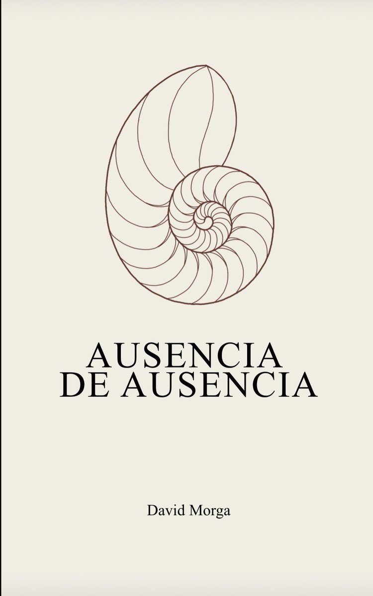 DavidMorgaOfici's tweet photo. Después de meses escribiendo, borrando y volviendo a escribir, hoy existe Ausencia de ausencia. Es mi primer libro.

Ahí está cómo pienso, qué he leído, a quién le debo la voz que tengo. Expuesto, sin filtro.

El caracol ya tiene cuerpo.

Quien quiera acercarse, el link está en la bio.
