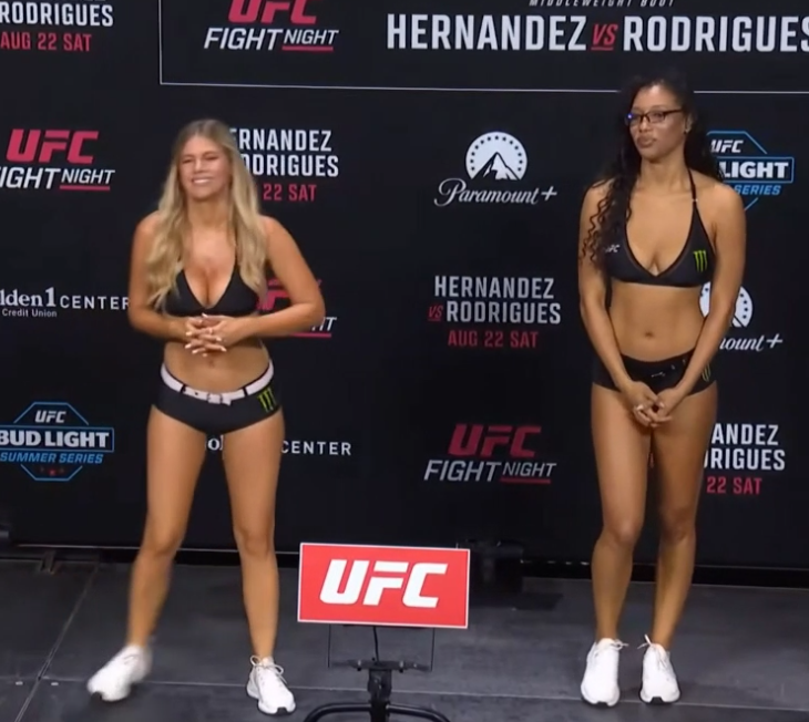 jedigoodman's tweet photo. Your #UFCSacramento Octagon Girls https://t.co/yjGr1nviay