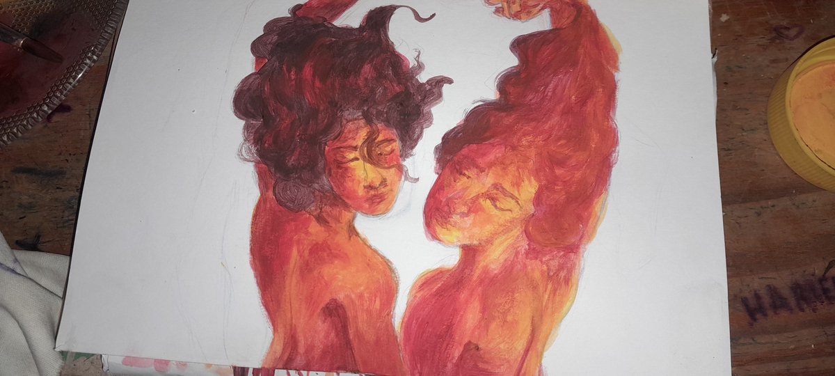 mariabyminho's tweet photo. fico um século sem desenhar e volto servindo belas pinturas https://t.co/qgu5nhe65m