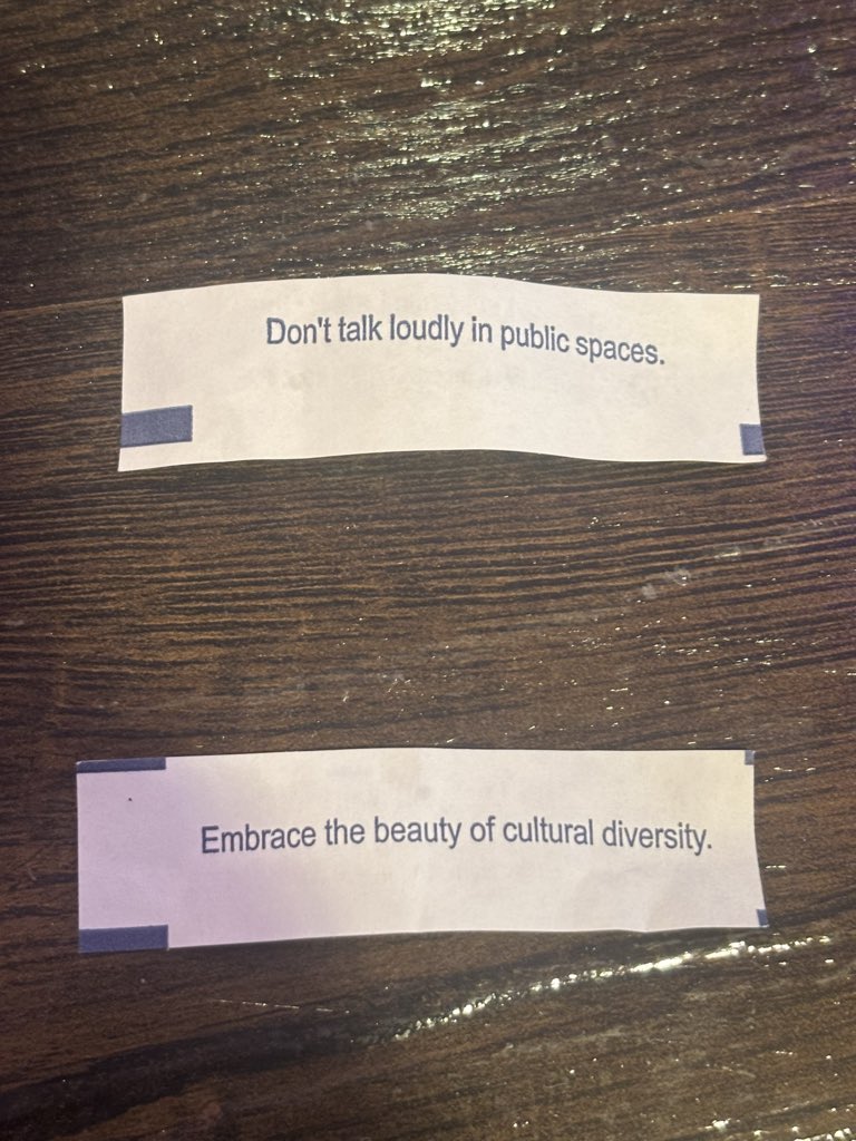 arkditi's tweet photo. getting mixed signals from these fortune cookies https://t.co/MdkUK3VHl6