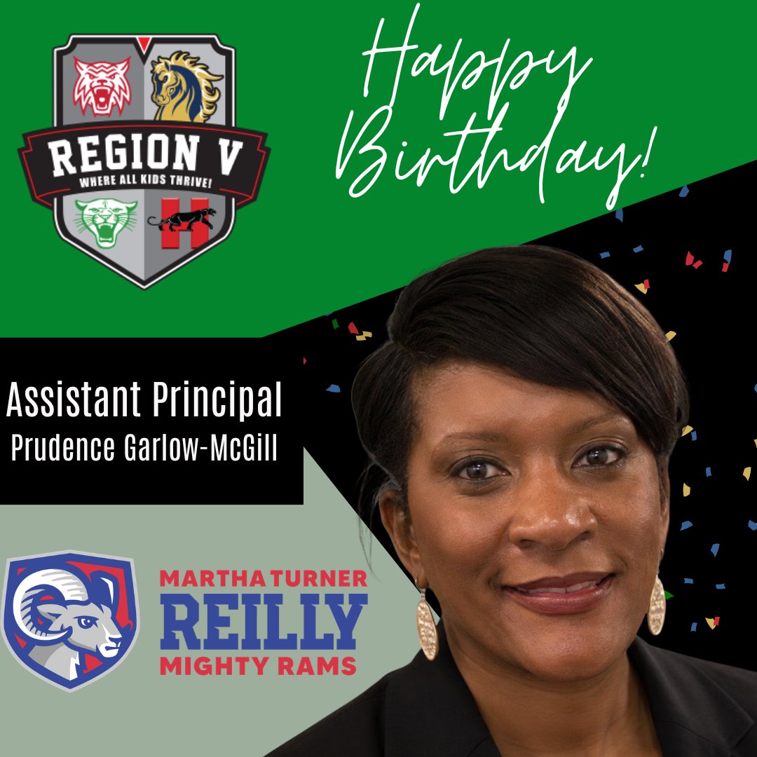 Region5_DISD's tweet photo. 🐏☀️ The Mighty Rams are RAM-ping up the celebration for another spin around the sun! 🎉 Happiest of birthdays to Assistant Principal Prudence Garlow-McGill! May your day be RAM-tastic and your year ahead be filled with joy, success, and unforgettable adventures! 🥳🎂 @MTReillyDISD @baverticalteam @N_Bernardino @DanforDISD