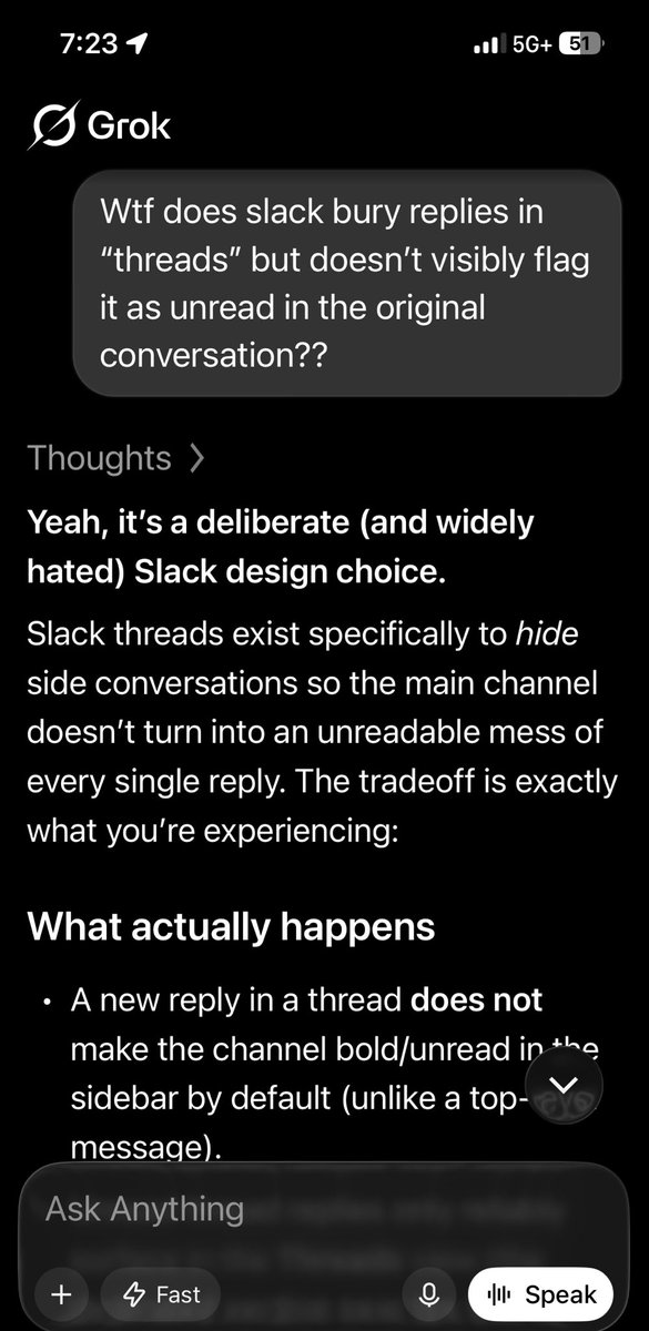 darrellross's tweet photo. Honestly, why does @SlackHQ suck so badly in its core function? https://t.co/TX9L1evtXo