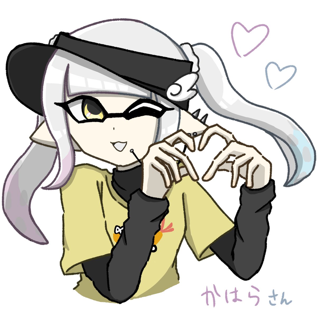 ramunedayo88's tweet photo. なんかイラスト消えちゃったのであげ直し💦
資料ありがとうございました！✨
いろんなイカちゃん描けて楽しかった🥰 https://t.co/rYRrWWWBbW
