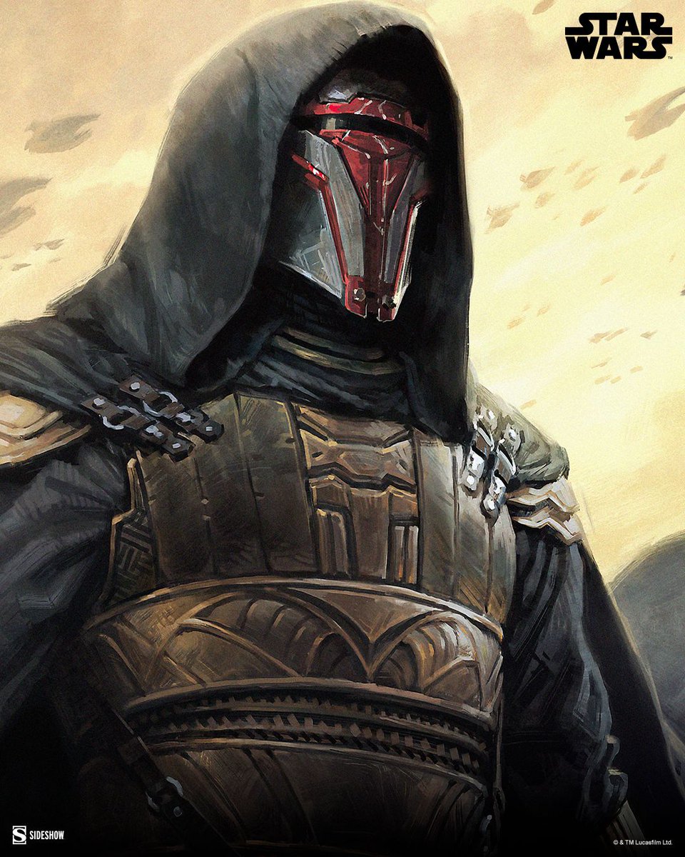 collectsideshow's tweet photo. A warrior and conqueror commands the galaxy in the Darth Revan™: Will of the Force Fine Art Print by Darren Tan. Based on his appearance from the Star Wars: Knights of The Old Republic™ video game series and created for Sideshow. https://t.co/Wyc62ZKWyH