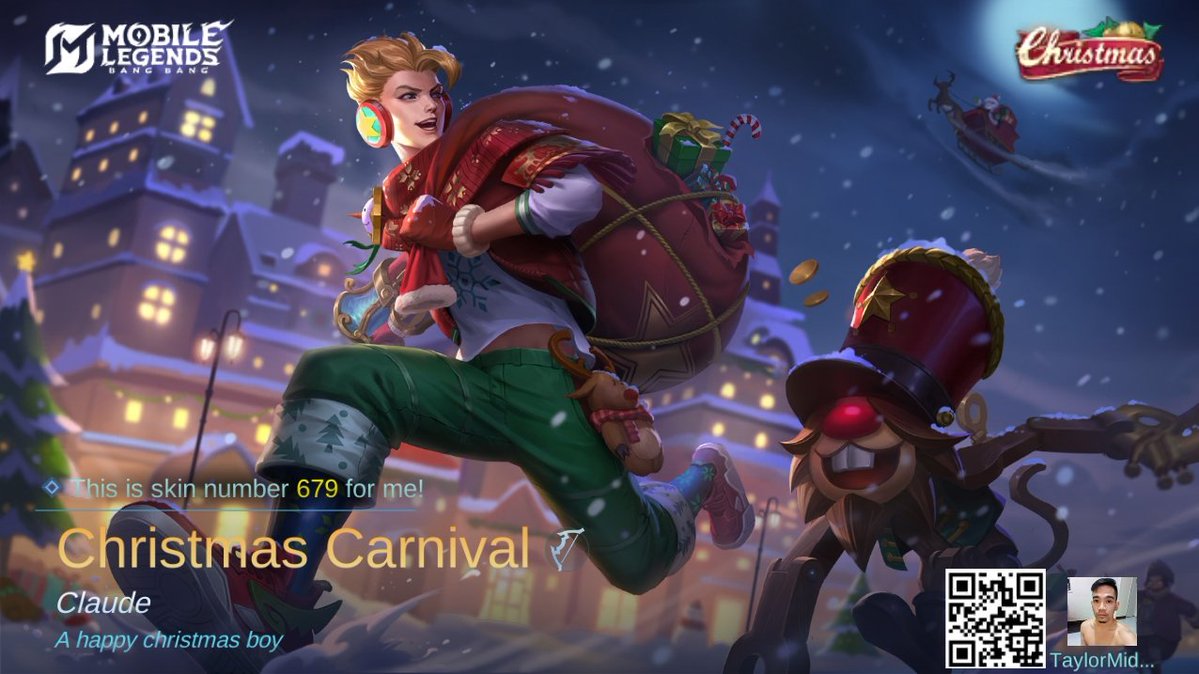 unscathed89's tweet photo. I just obtained a new skin Christmas Carnival in Mobile Legends: Bang Bang! Let's face off against the world's best MOBA players together! 
https://t.co/T8D7fe63Dp https://t.co/blH02eMjVt