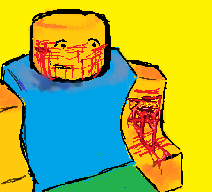 eivan_lo's tweet photo. tw: self harm/ idk #noob #robloxnoob https://t.co/mqSRuSNNjL
