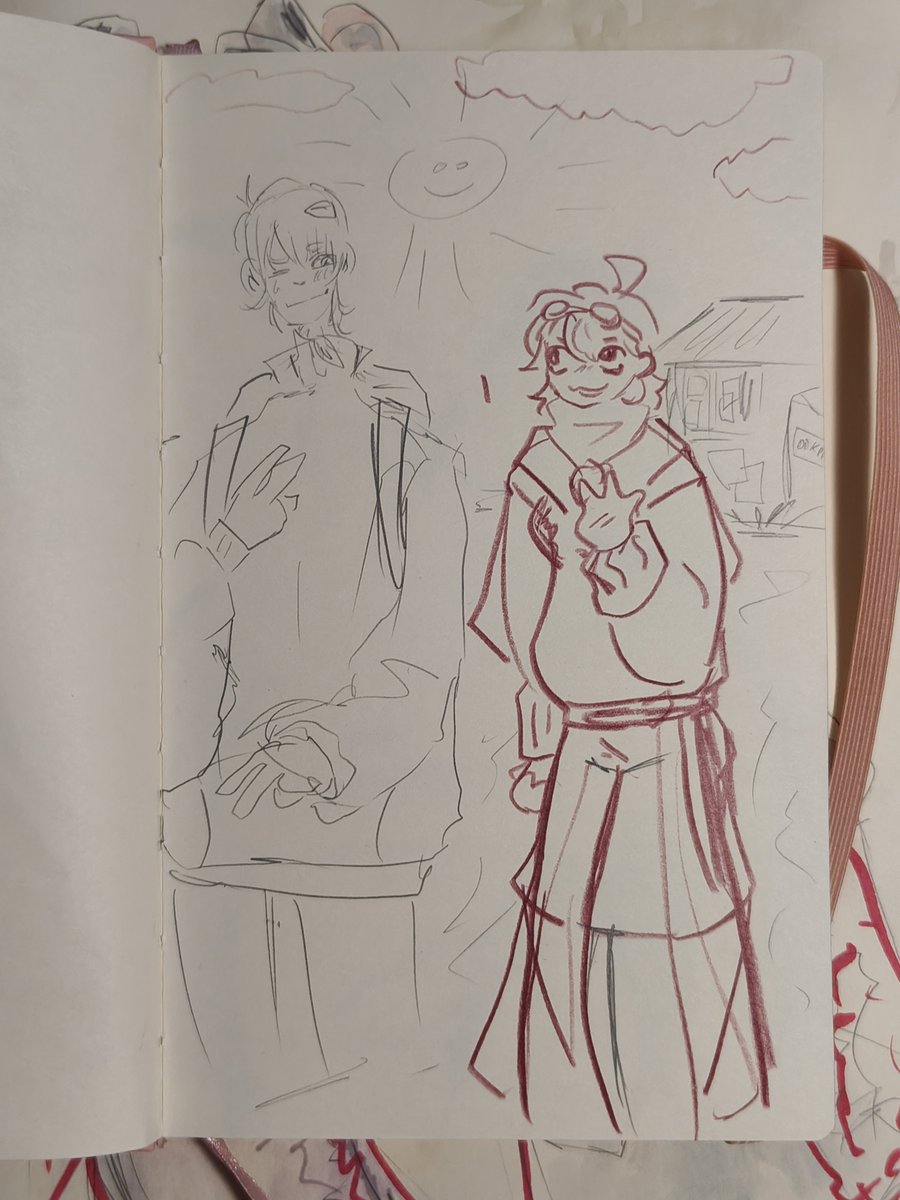 DanayasDinya's tweet photo. A few drawings that I made with my friend, exchanging sketchbooks every 30 seconds)It turned out to be funny, but then everything turned into drawing pussies.
By the way!) Here it is: @Agex_Mould https://t.co/EJ5Z3Uce1N