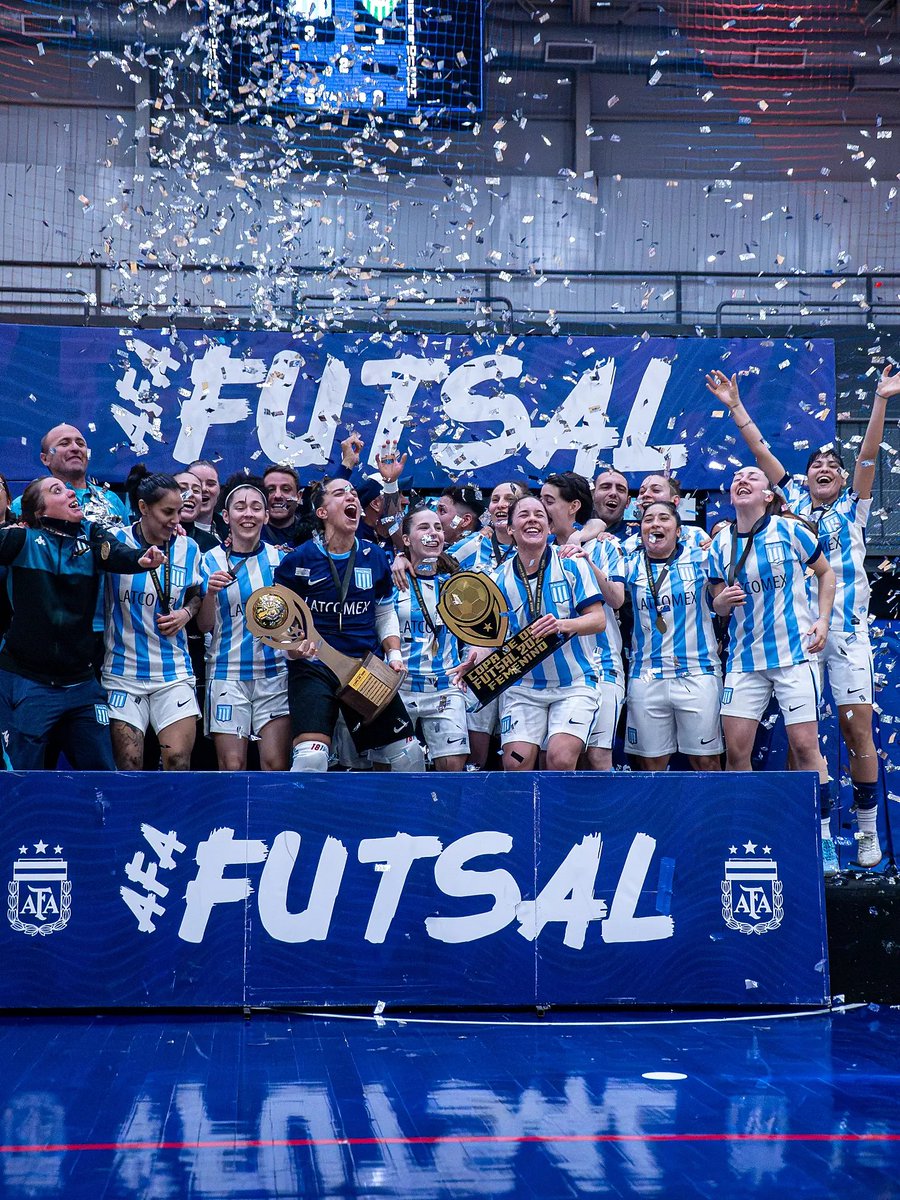 FutsalRacingAFA's tweet photo. Hoy celebramos a todas las mujeres que aman y defienden este deporte con mucha pasión dentro de una cancha.

A nuestras jugadoras y a todas las futbolistas argentinas, ¡𝙇𝙚𝙨 𝙙𝙚𝙨𝙚𝙖𝙢𝙤𝙨 𝙪𝙣 𝙢𝙪𝙮 𝙛𝙚𝙡𝙞𝙯 𝙙𝙞𝙖! 🩵🤍 https://t.co/bT5LXbgy6K