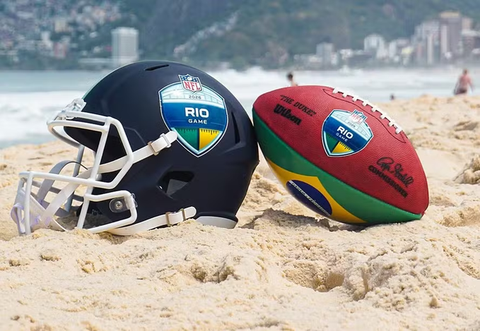 Endzone_Brasil's tweet photo. O NFL RIO GAME ESTÁ CHEGANDO!!! 🇧🇷🏈

Essa é a sua  chance de ver Lamar Jackson e Dak Prescott em ação no Maracanã! 🏟️

Você ainda não sabe aonde encontrar de forma segura e confiável? 🤔👇 https://t.co/rwA22j3uws