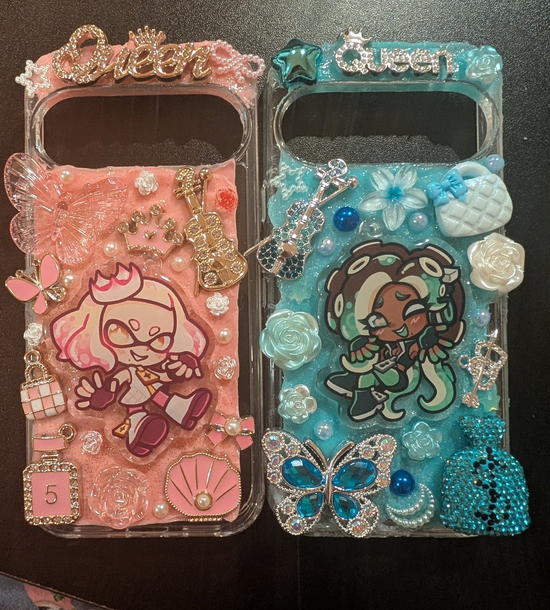Worm_yuri's tweet photo. Pearl and Marina phone cases! I'm so happy with how they came out https://t.co/atoIzNOUh7