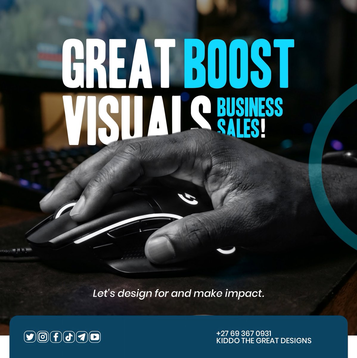 KiddoTheGreat_'s tweet photo. - Helping businesses stand out with visuals that attract attention and drive results.

Another design created with purpose, strategy, and impact.

#GraphicDesign #BusinessDesign #Branding #VisualMarketing #SocialMediaDesign #CreativeDesign #DesignInspiration #GraphicDesigner https://t.co/RypvVvY4Ty