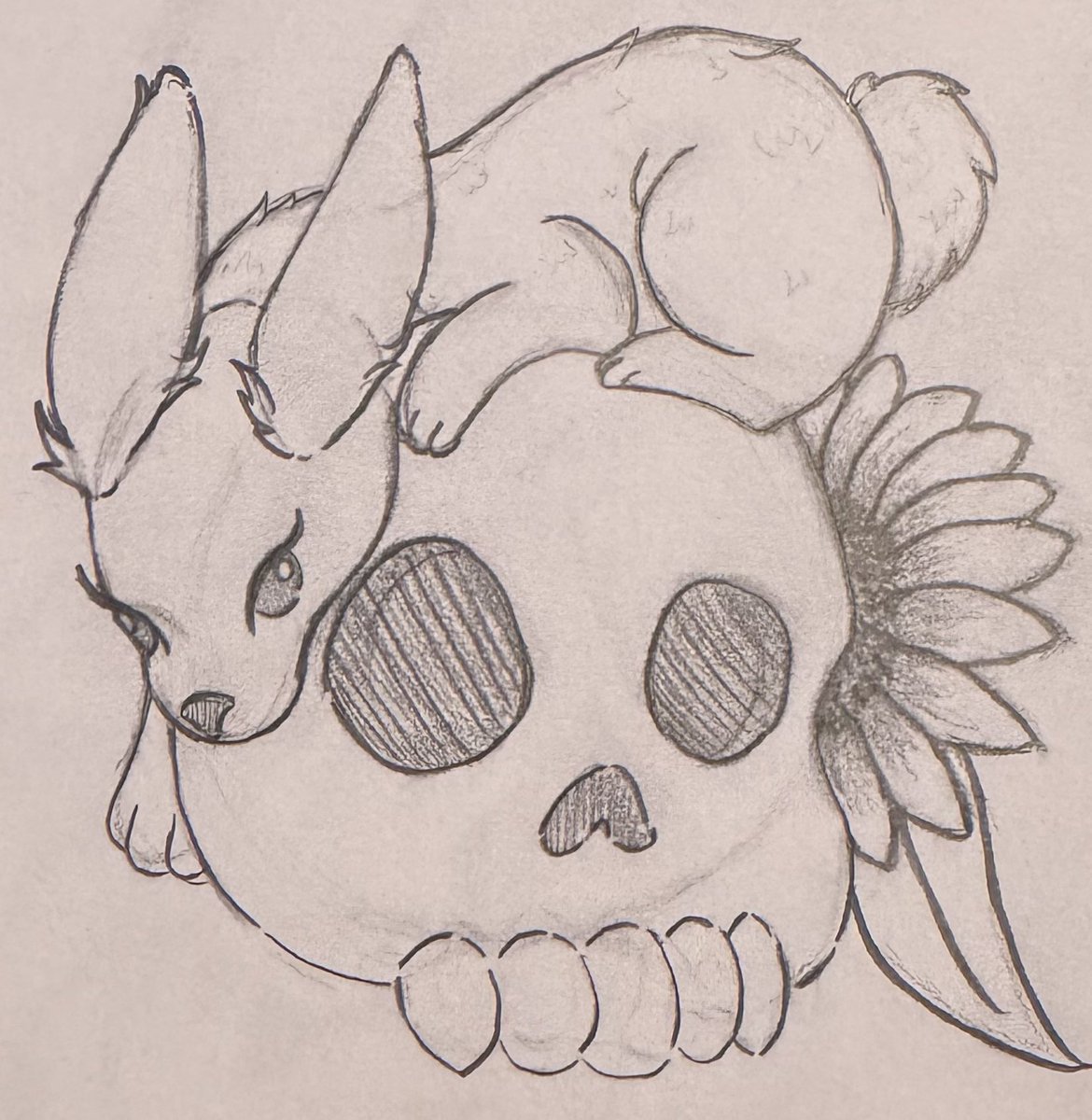 gooden_kaley's tweet photo. Another bunny drawing and still a need for a new eraser lol #art #artist #cute #rabbit https://t.co/1tcfbGHzvJ