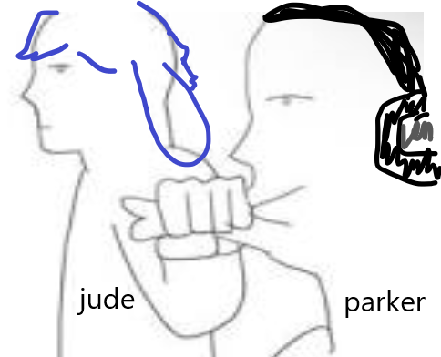 conexecute's tweet photo. jude is so sick of parker im crying this really was our tick duo https://t.co/GYHsxy7kb0
