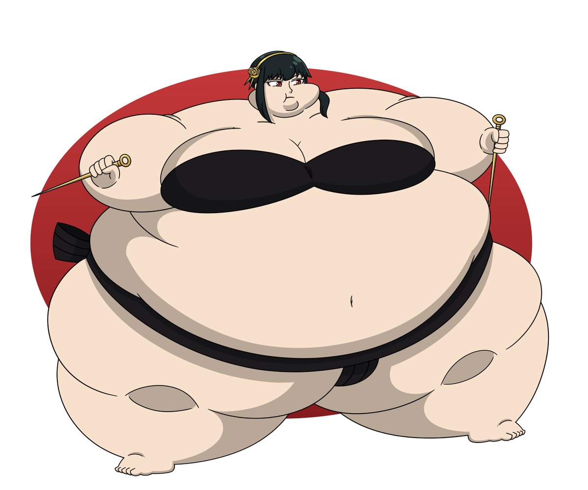 DarkShadowInk1's tweet photo. Looks like #YorForger from the Spy x Family has enter the #Sumoverse, changing her profession from a assassin to a very full time sumo wrestler.
https://t.co/5hddmHq9na
#SpyxFamily #SumoGirl #WeightGain #BBW https://t.co/bmF87LYCVB