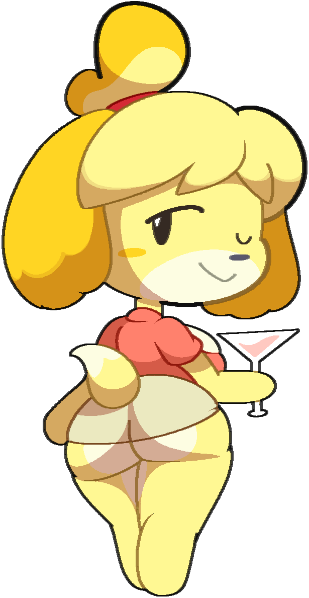 vilepluffart's tweet photo. first ever isabelle vs most recent butt focused isabelle. jesus christ https://t.co/87kjQBNTTL