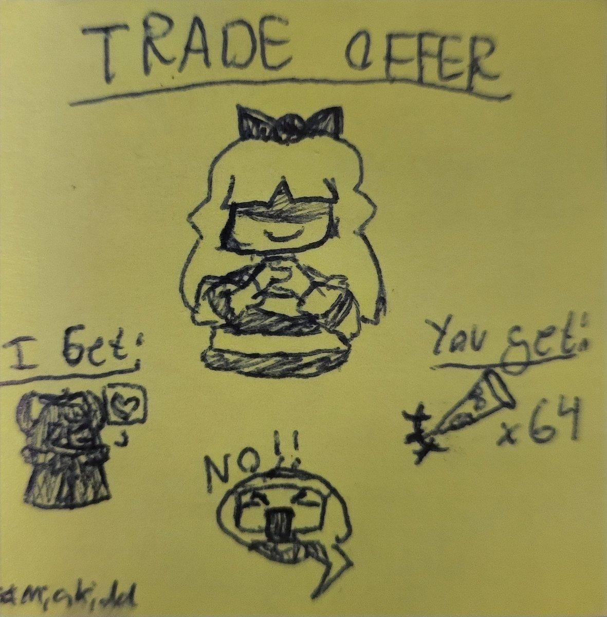 ZacharyZee21zgz's tweet photo. MiaKidd post-it note doodles.
#miakidd #forsaken https://t.co/wHRwbzQ3nh