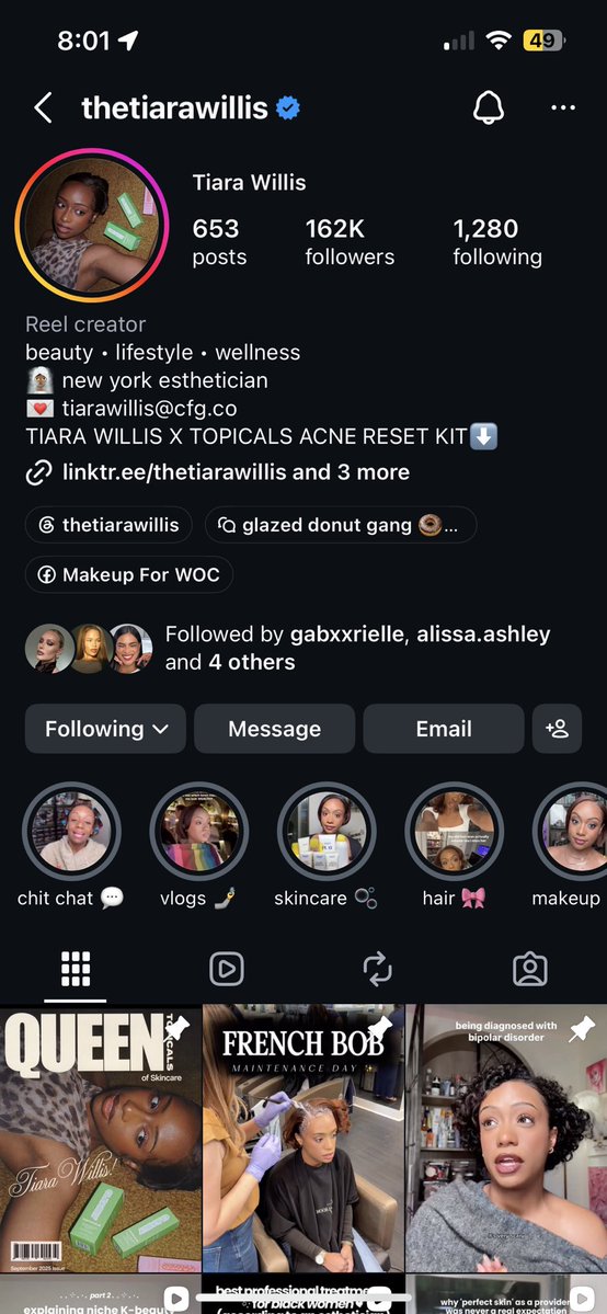 HaleyGrimard's tweet photo. @thetiarawillis Been a longtime follower for a few years now!! Love your advice !! 🥳😍 https://t.co/OEMAW4BJpA