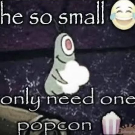 akusnoob's tweet photo. tsubaki so small 😂 only need one popcorn 🍿 https://t.co/T7WbRsveSk