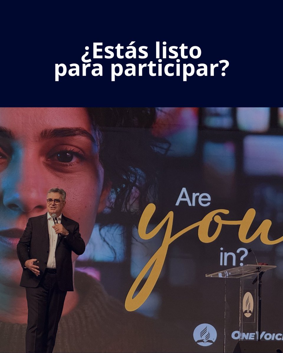 AdventistasDIA's tweet photo. Esta no es una iniciativa más ❌, es un esfuerzo mundial 🗺️ para hablar a otros de Jesús, ahí, donde pasan varias horas de su día 📲. No tienes que ser un influencer, simplemente contar a tus amigos cómo Jesús ha cambiado tu vida✨. No se necesita nada más. Únete a #UnaVoz27

Para información y recursos, ve a https://t.co/gpLOeU2tXS