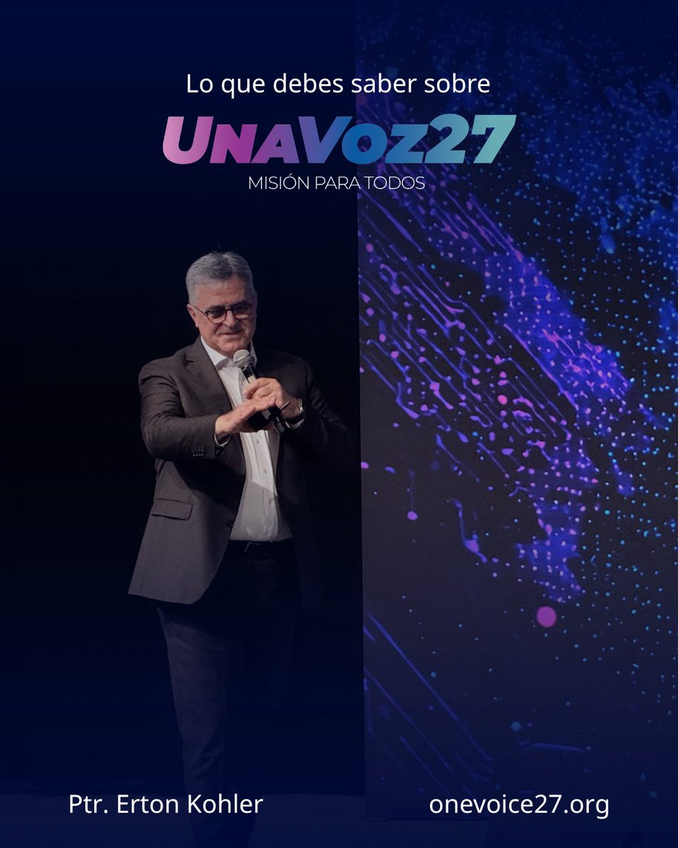 AdventistasDIA's tweet photo. Esta no es una iniciativa más ❌, es un esfuerzo mundial 🗺️ para hablar a otros de Jesús, ahí, donde pasan varias horas de su día 📲. No tienes que ser un influencer, simplemente contar a tus amigos cómo Jesús ha cambiado tu vida✨. No se necesita nada más. Únete a #UnaVoz27

Para información y recursos, ve a https://t.co/gpLOeU2tXS