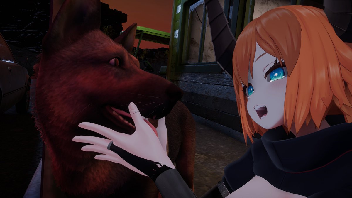 NekotoTheGoat's tweet photo. Who's a good doggie!!!!  #VRC #VRchat #VUdonVechiclesDesert https://t.co/F912xVkk0m