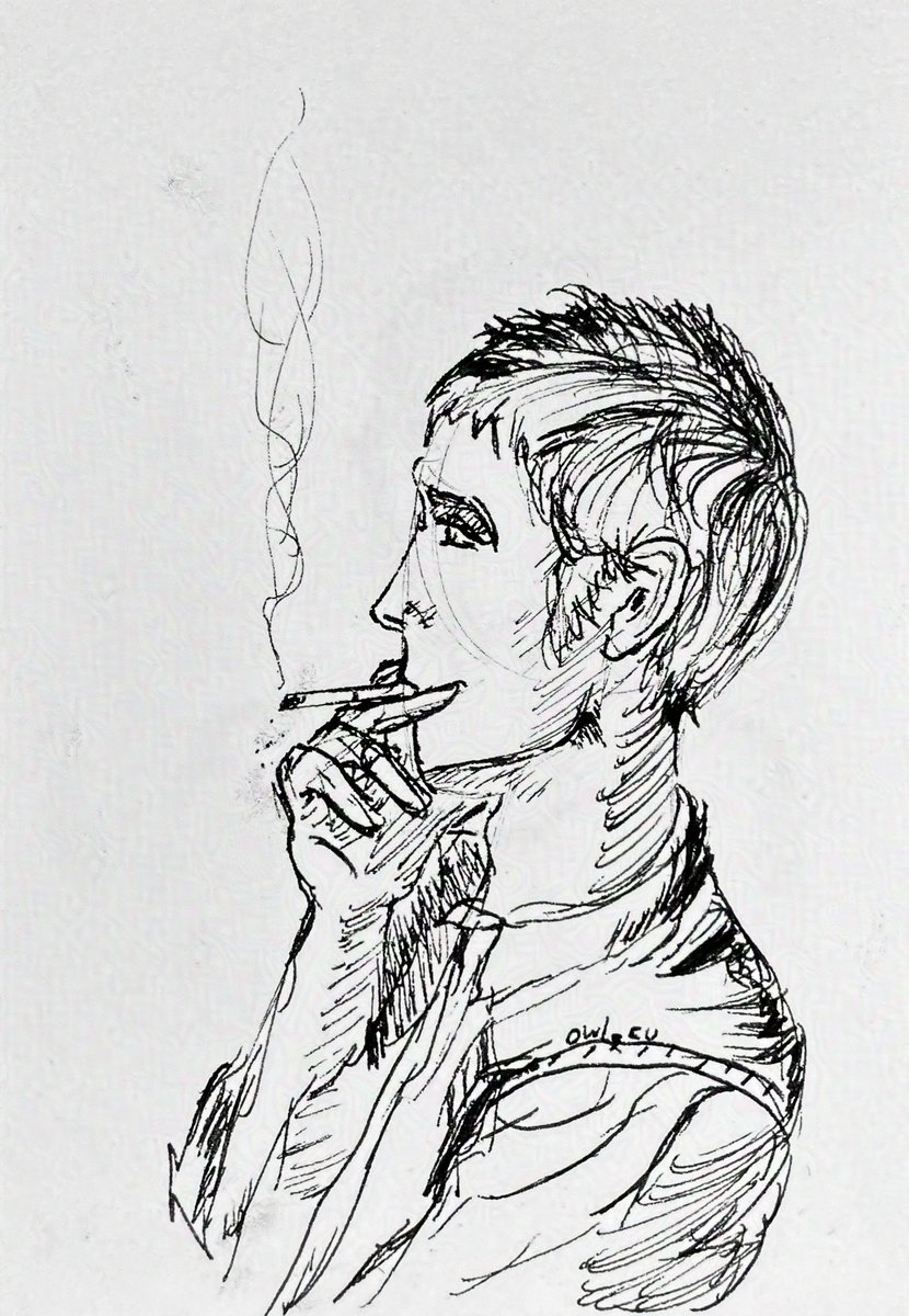 0wlcu's tweet photo. Ink doodle.
#ink #sketch #pen https://t.co/s8aaOXAAiQ