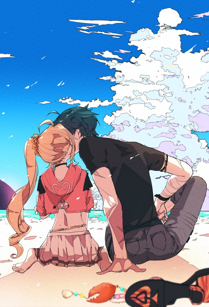 ow7wo7's tweet photo. 夏の休暇中イトルシ⛱️ https://t.co/c9tNNOYrG6