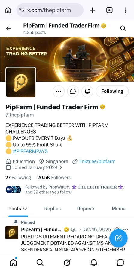Mr_Goat111's tweet photo. @thepipfarm Big congratulations to @thepipfarm  on hitting 20K! 🥳 Building a community of 20,000 traders is something worth celebrating, and giving away 20 × $20K accounts is an incredible way to share that celebration with the community. 💛
@hassanK https://t.co/S87iCG6e71