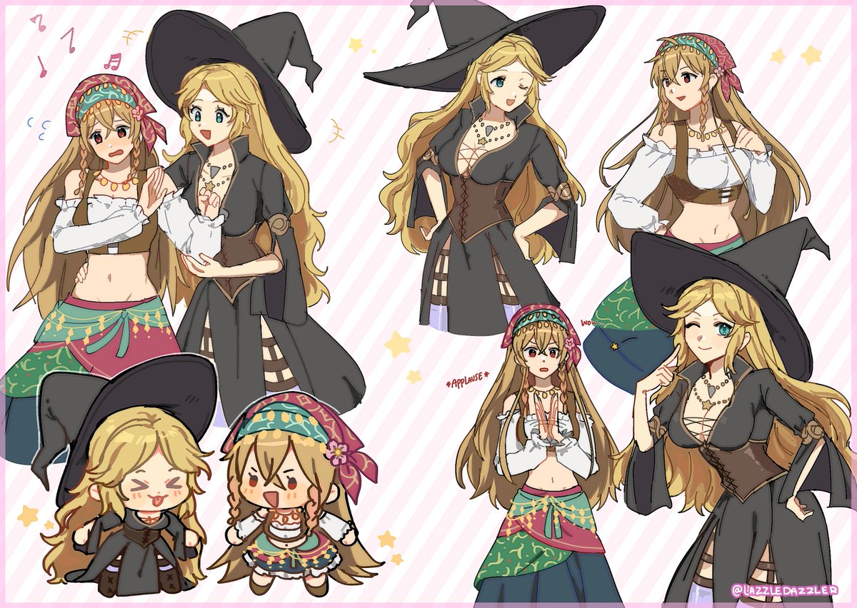 Leytstaf's tweet photo. @bot17965 and me did a duo Ditraina and Lynette outfit swap commission and it's kinda peak‼️ https://t.co/l4TBbHfy87