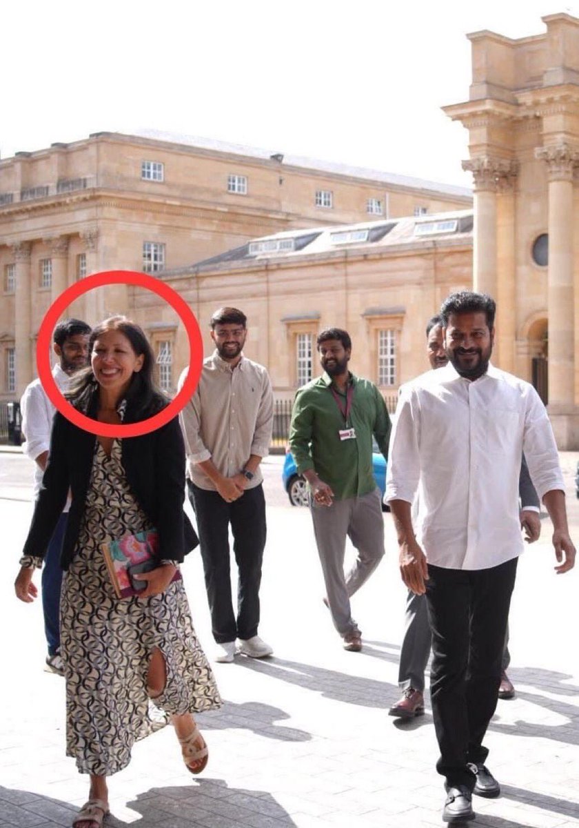 AmitLeliSlayer's tweet photo. Maya Tudor, Professor at Blavatnik School of Government, Oxford University, who has titled many anti-India articles, including “Why India’s Democracy Is Dying”.

Revanth Reddy CM Telengana, meeting her today shows that he has joined hands with anti-India forces.😱😱 https://t.co/NX3j1iu6X9