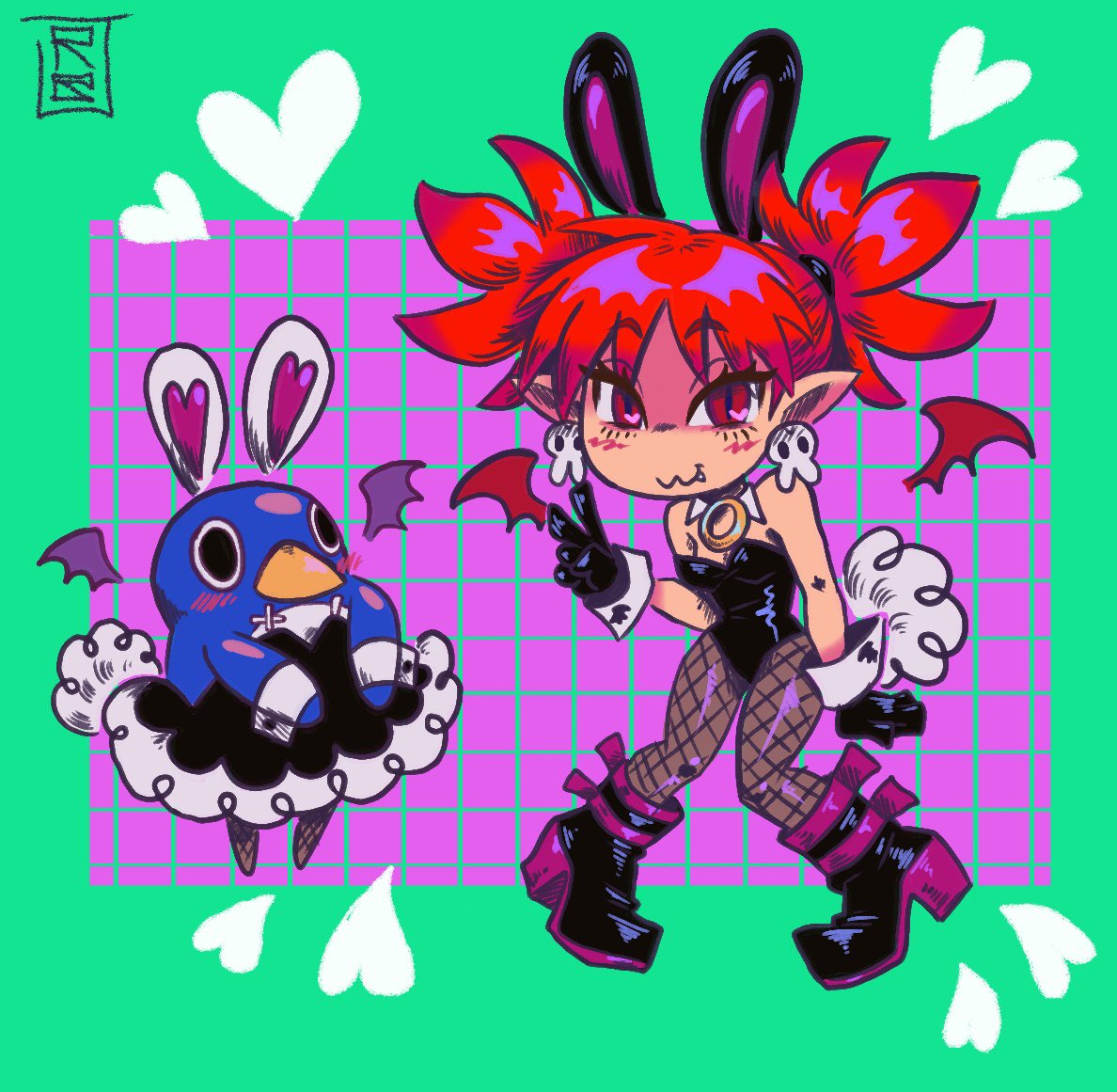 Xokoro77's tweet photo. 🐰 😈 🐧 https://t.co/rZbVaSZvM2