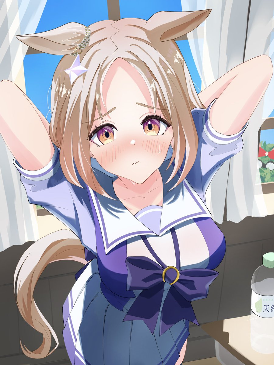 ronsi1a's tweet photo. トレーナーさんまた、ですかー？
#ナリタトップロード
#ウマ娘 https://t.co/7k70C4QAME