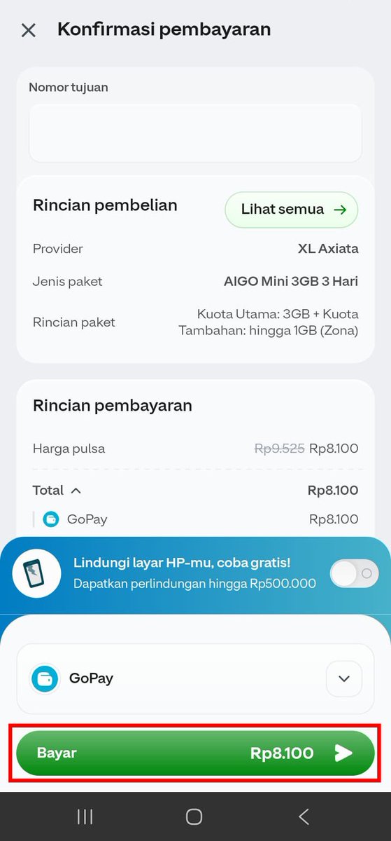 scoobyfansdo's tweet photo. iseng cek aplikasi GoPay malah nemu promo kuota murah. Lagi ada Harga spesial, kuota internet semua operator cuma Rp8.100. Buat yang lagi butuh kuota kayaknya wajib cek deh #KUOTASERBA8RIBU https://t.co/bGexX5DAy6