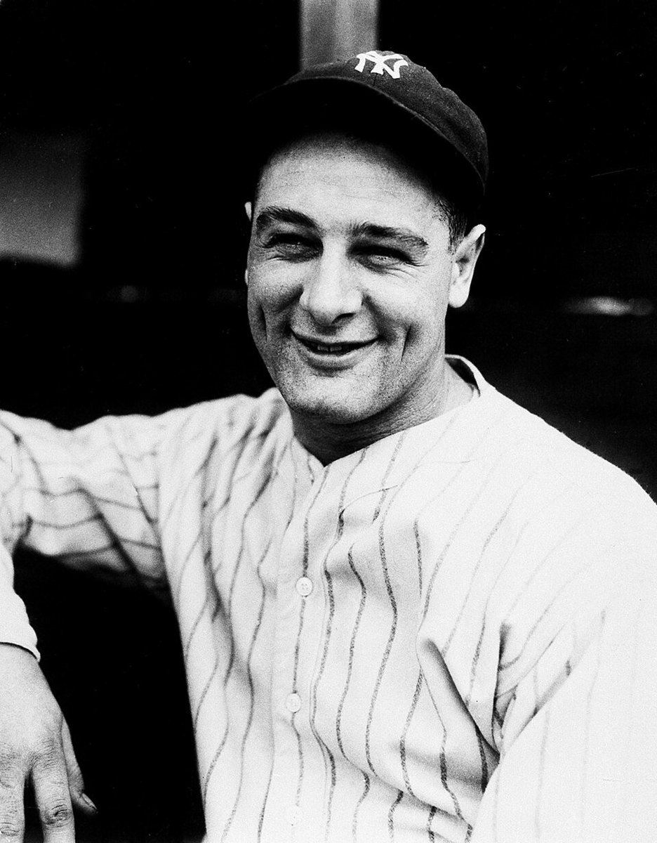 Iwan5Bs's tweet photo. ヘンリー・ルイス・ゲーリッグ（Henry Louis Gehrig, 1903年6月19日 - 1941年6月2日）
1920年代から1930年代にかけてニューヨーク・ヤンキースで活躍した。三冠王をはじめ、打撃タイトルを多数獲得し、史上最高の一塁手と称される

もう、歴史上の人物と肩並べてるやん…すんご…手加減して… https://t.co/IvK0NW1Rd0