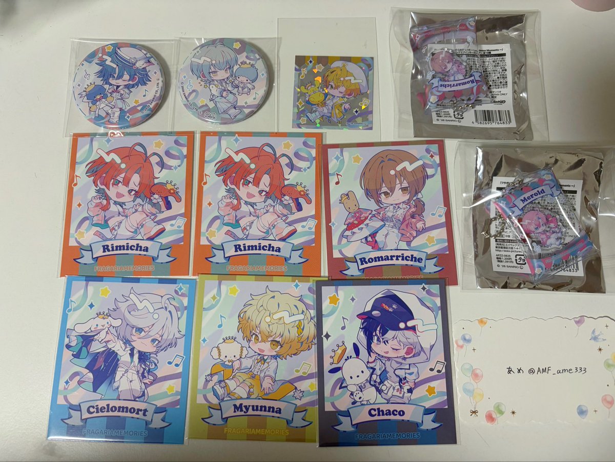 AMF_ame333's tweet photo. フラガリアメモリーズ フラメモ 交換 ポップアップストア

引用元にお声掛けください🌸 https://t.co/mDidxVSrU0
