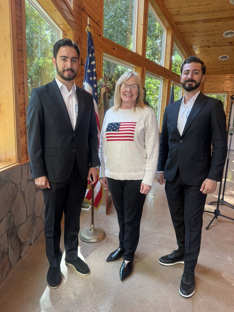 jihanbrifki's tweet photo. What an amazing woman U.S. Congresswoman Michelle Fischbach is! She is so humble and kind. I had the honor of meeting her today and having a wonderful conversation. We talked about what’s happening in the Middle East, particularly regarding the Kurds, and how she supports the Save the Kurds Act introduced by the late Senator Lindsey Graham. She was genuinely intrigued and wanted more information about the Save the Kurds Act and the general Kurdish community.

She also met with two exchange students from Kurdistan, welcoming them to Minnesota and asking how they liked it. Their answer was, “We love it!” I appreciate her coming to Moorhead today to meet with all of us, engage in conversation, and listen to many issues we are facing in our community, discussing how we can work together to address them.

It was very cool to meet Senator Mark Johnson, State Representative Jim Joy, State Representative Ezra, as well as Austin Peterson, who is running for a Senate seat, and Andrew Rockfold, who is running for the District 4A State Representative. My heart was full after meeting all these incredible people in our state. I feel so blessed to have had amazing conversations with such remarkable individuals. @FischbachMN7  @RepFischbach @Senmarkjohnson