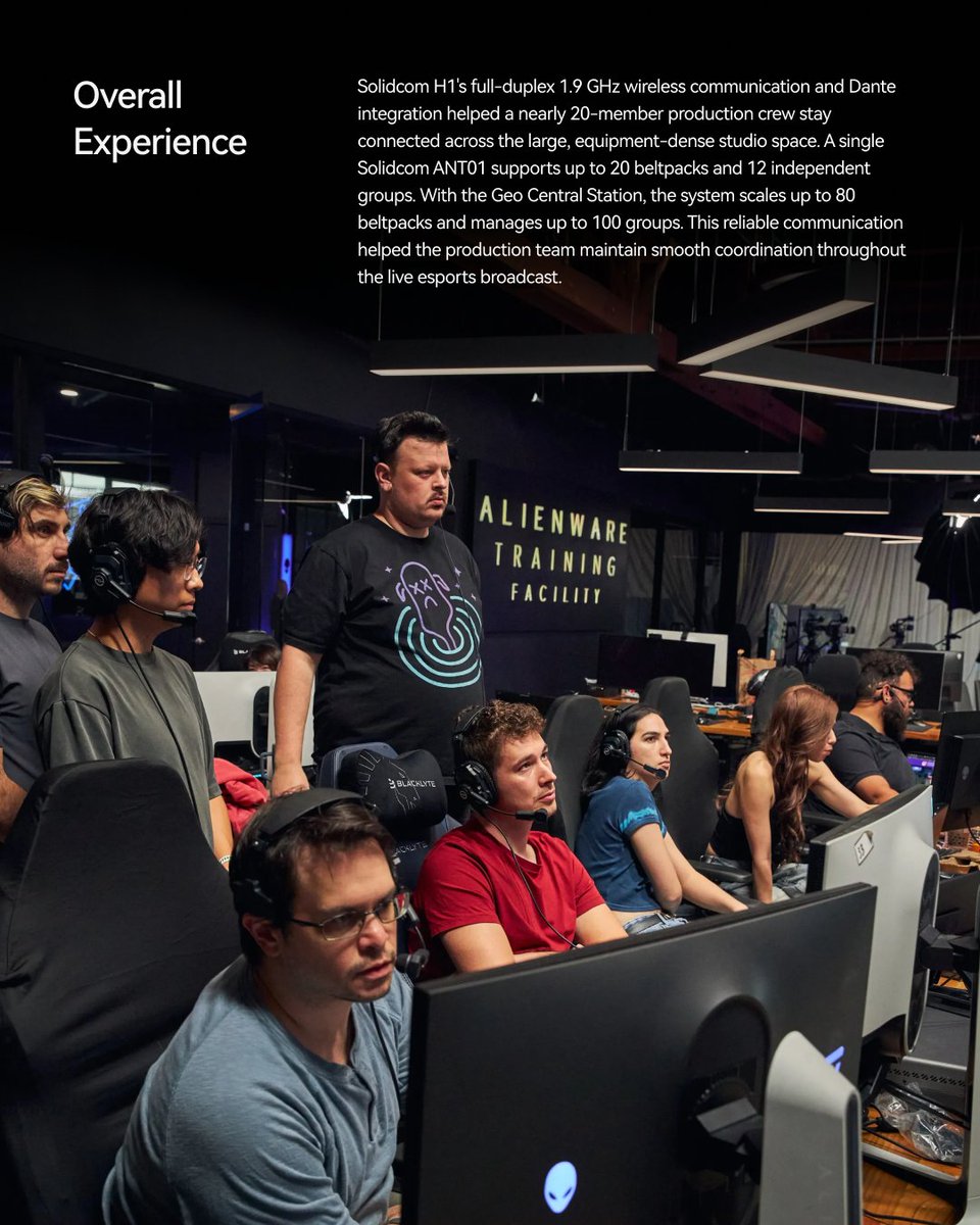 Hollyland_Tech's tweet photo. Big esports broadcast. Even bigger comms challenge. 🎮

From setup day to live broadcast, H1 helped the crew move faster, stay aligned, and keep the show running smoothly.

#Hollyland #SolidcomH1 #WirelessIntercom #EsportsProduction #Esports https://t.co/wD5KTtULmU