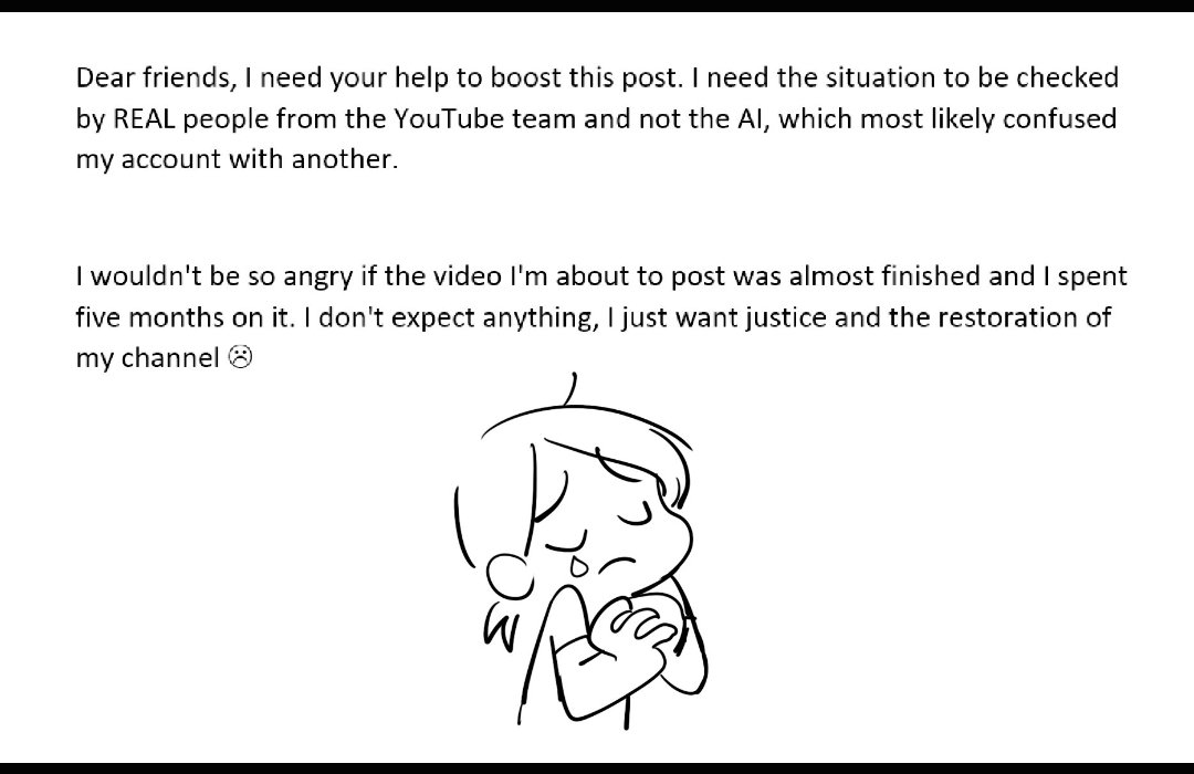 NatureS7899's tweet photo. @TeamYouTube
@YouTubeInsider
@YouTubeCreators
Friends i need justice to my channel 
Plzz keep tweet again and again 
I need my channel to be lifted up from suspension I need your support 
Ai glitched my channel destroy my channel my channel in loop
https://t.co/bTpcWCOqJK… https://t.co/pD926dT0hq