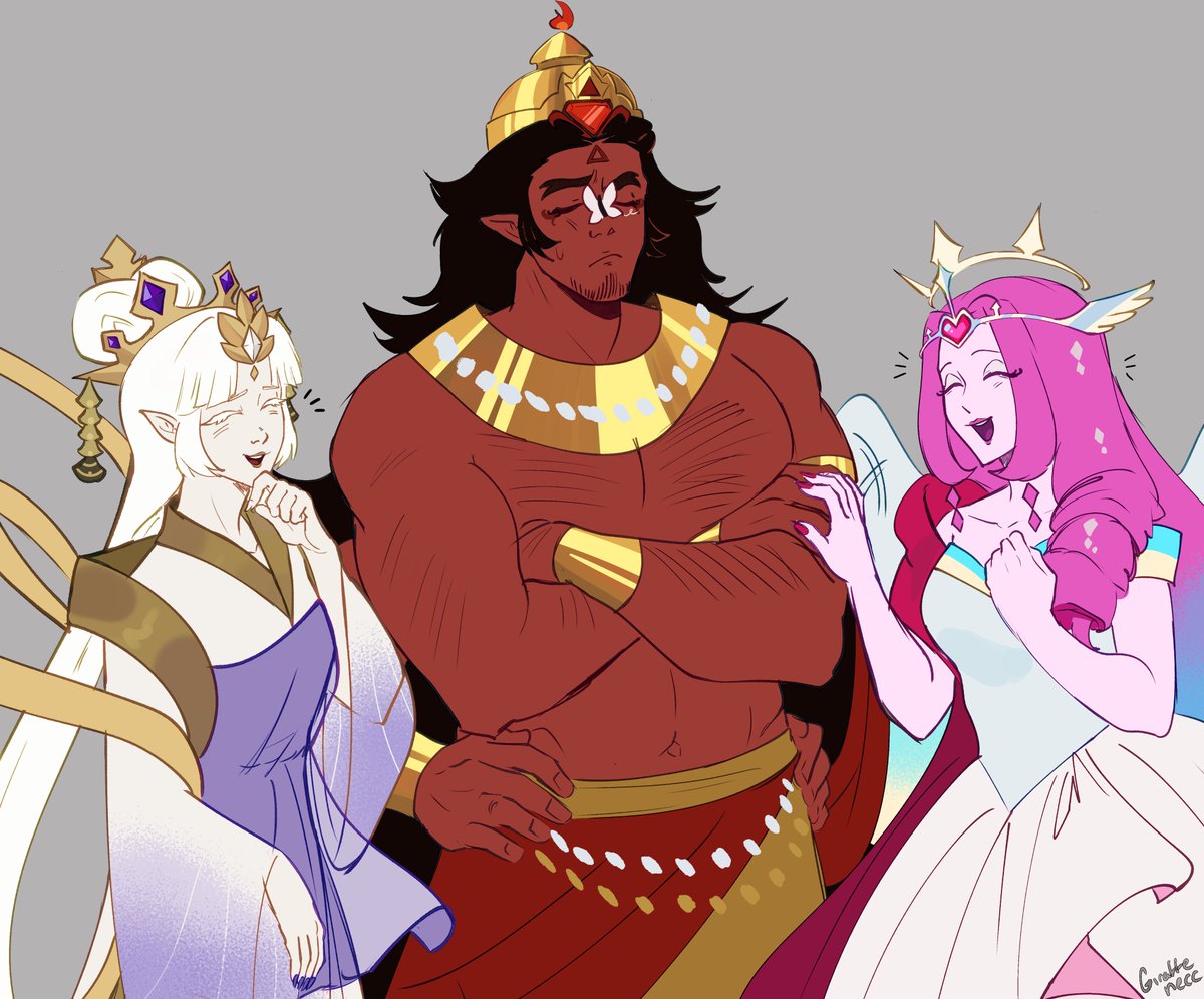 GiraffeNecc's tweet photo. I want to see more interactions between the virtues so bad  
#cookierunkingdomfanart #cookierunkingdom https://t.co/7QGiiwxYvW
