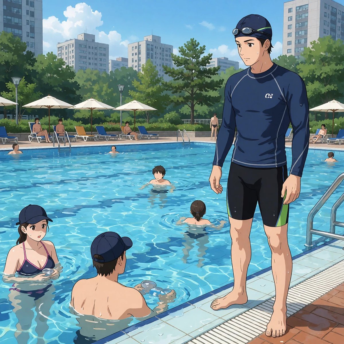 LoveBoomerang's tweet photo. 手軽とはいえいちおう海外なので、訪問前に注意点をAIに確認したところ「キャップ必須」「ラッシュガード推奨」とのことでしたのでそれに従いました。実際現地に行ってみると、水泳帽ではなく「野球帽」で済ませている人が多いことに驚かされましたが、男性は上半身裸でもぜんぜん大丈夫な感じでした。 https://t.co/aQPtkATVyf
